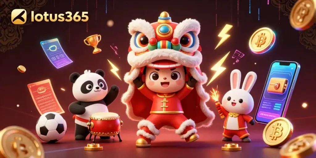 Engage with lotus365's thrilling sports betting and casino games in a vibrant, energetic scene.