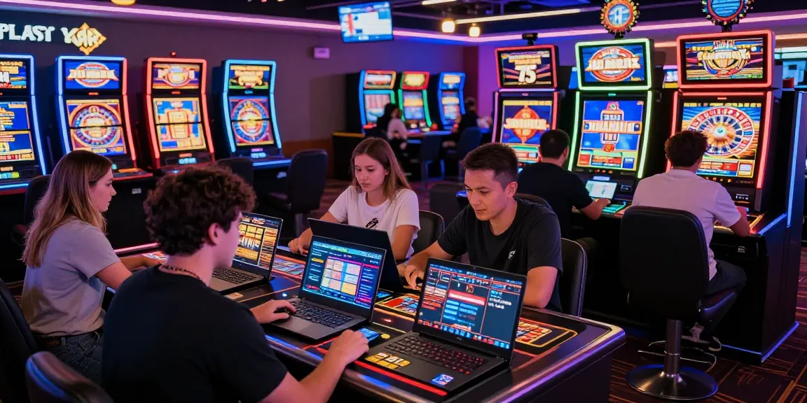 Engaging players at credit card casinos enjoying various games while using Visa and Mastercard for deposits.