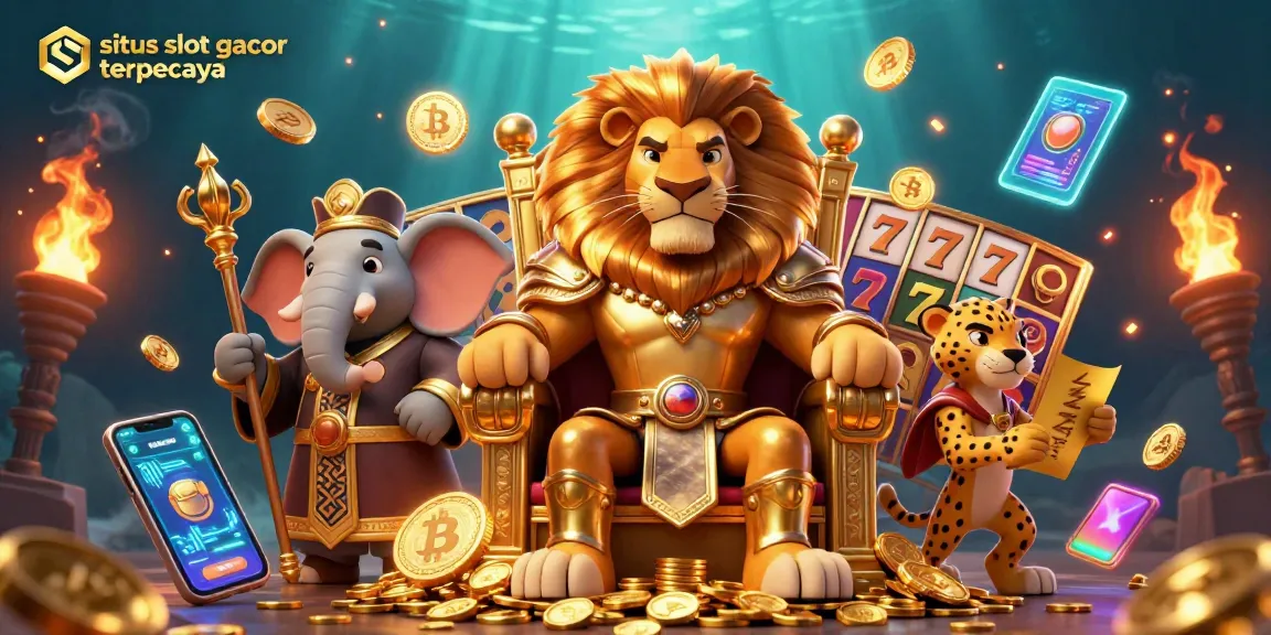 Experience excitement at situs slot gacor terpercaya with vibrant 3D slot games showcasing big wins and jackpots.