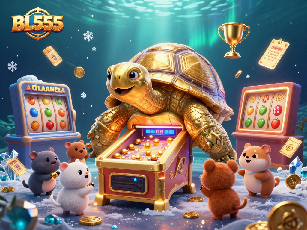 Engage with BL555 as you explore an exciting casino experience featuring dynamic slot machines and vibrant gameplay elements.