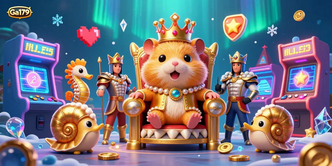 Experience thrilling gaming action at Ga179, where the vibrant hamster king rules the casino realm.