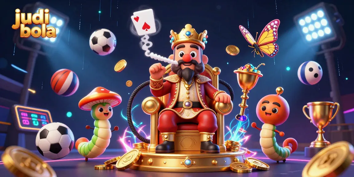 Engage in judi bola thrilling action, featuring dynamic sports elements and a vibrant atmosphere.