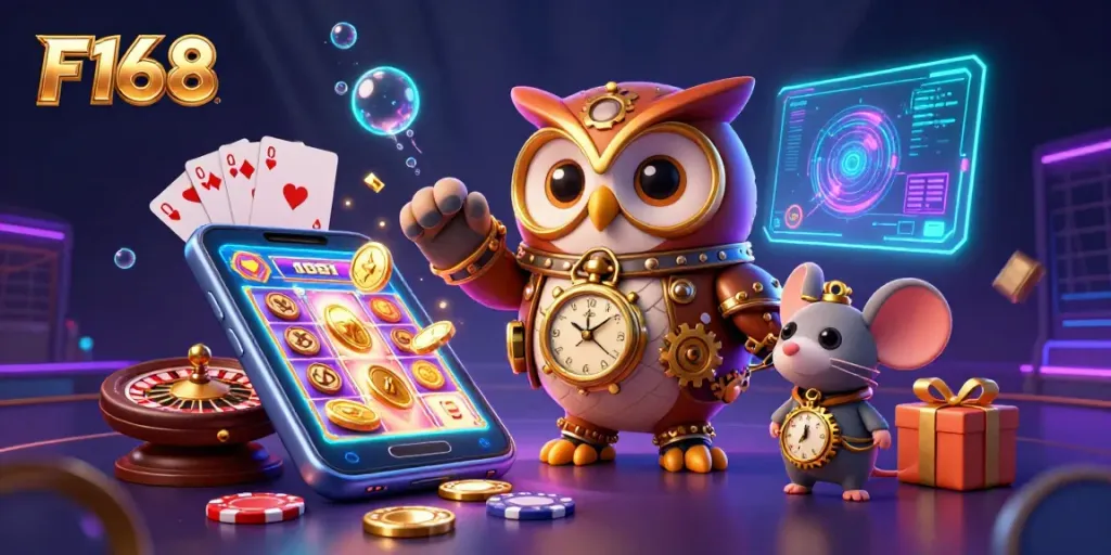 Engage with F168's immersive experience through futuristic casino adventures featuring streaming slot games and stunning visuals.