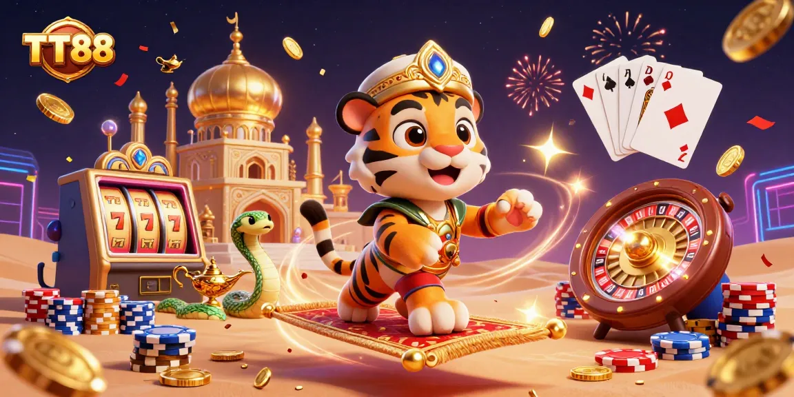 Experience thrilling gaming adventures with TT88 featuring dynamic casino elements and a vibrant atmosphere.