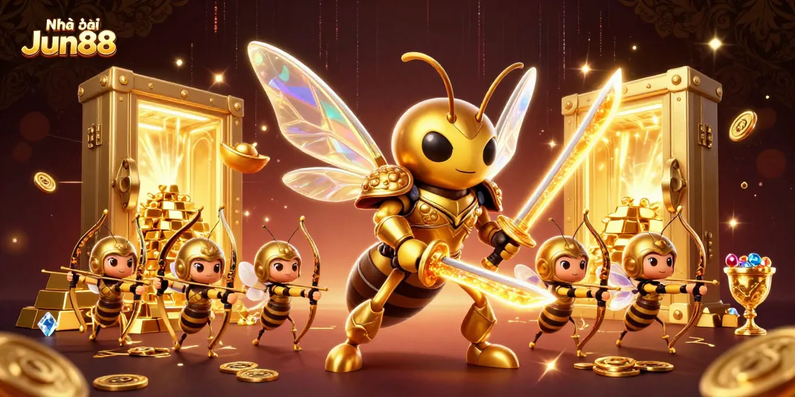 Engage with Nhà cái Jun88 and experience vibrant casino gaming with golden treasures and dynamic 3D characters.