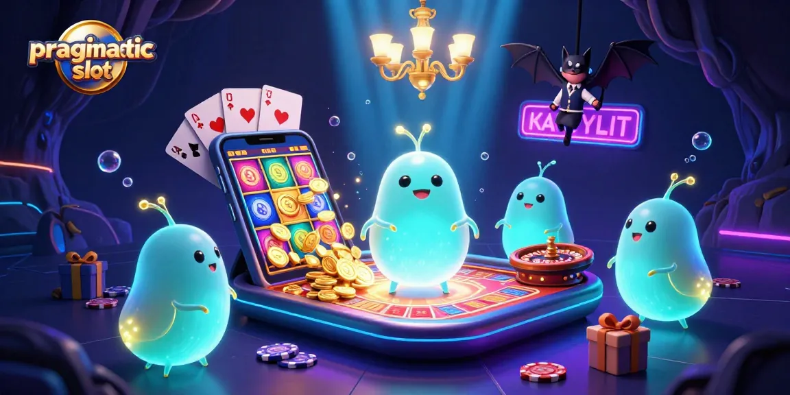 Experience the thrilling pragmatic slot gameplay with lively glowworms illuminating a vibrant cave casino.