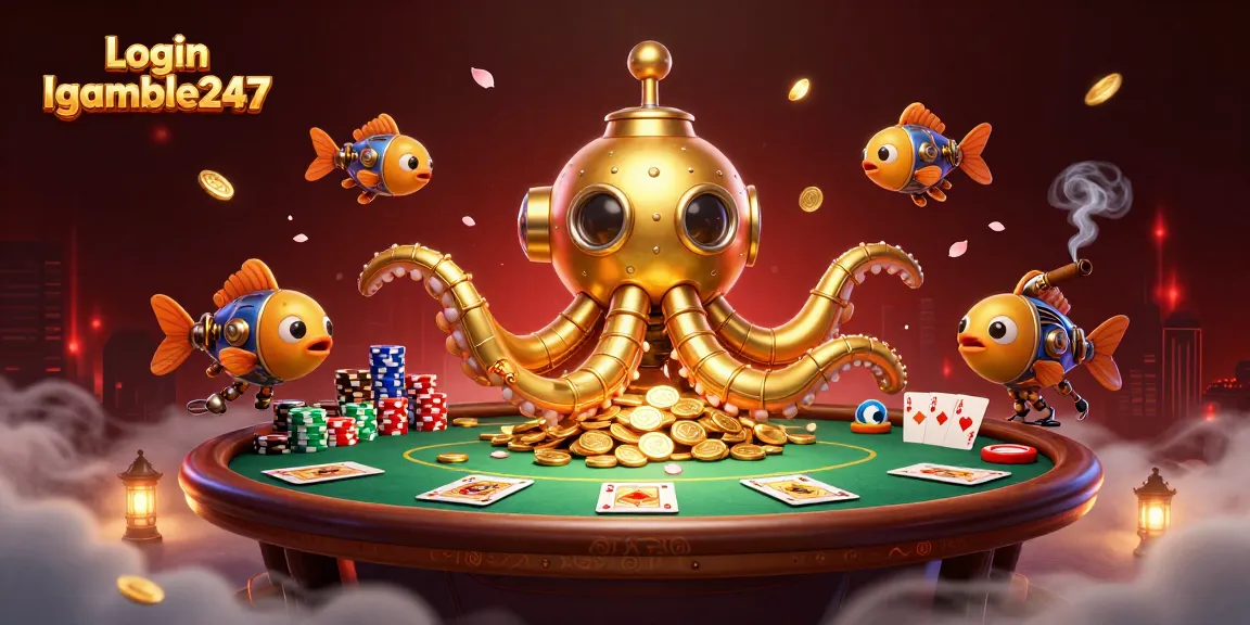Engage with Login Igamble247 through an exciting casino adventure featuring dynamic characters and elements.