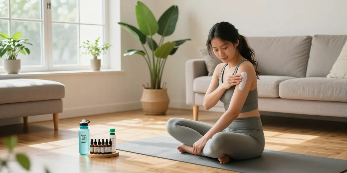 Properloud CBD topical cream used by a woman in a wellness recovery routine amidst natural light.