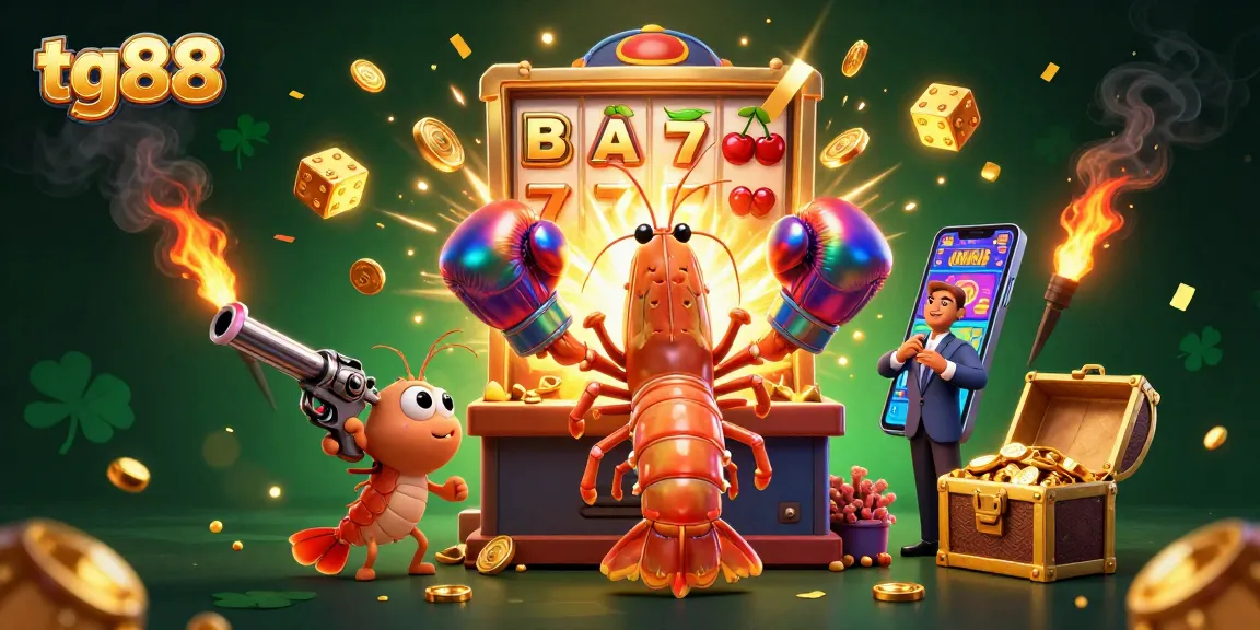Experience thrilling casino action with tg88 at the forefront, featuring vibrant 3D characters and jackpot excitement.
