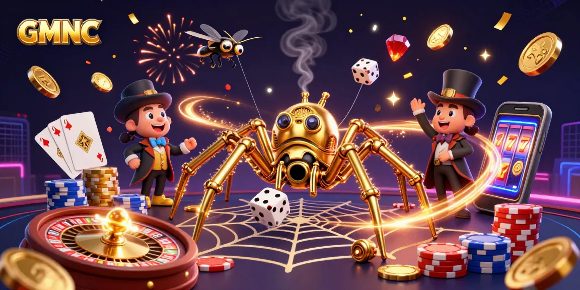 GMNC promotes thrilling online casino experiences with exciting 3D steampunk elements.