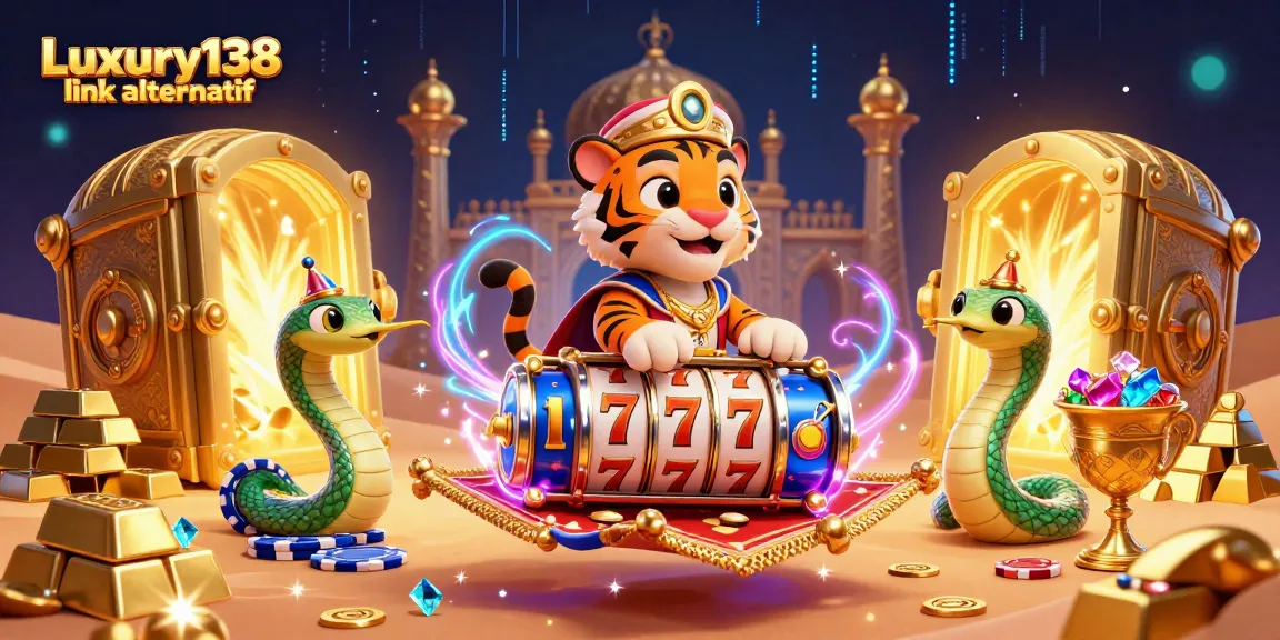 Experience online gaming at Luxury138 link alternatif with an exciting 3D Arabian-themed casino adventure.