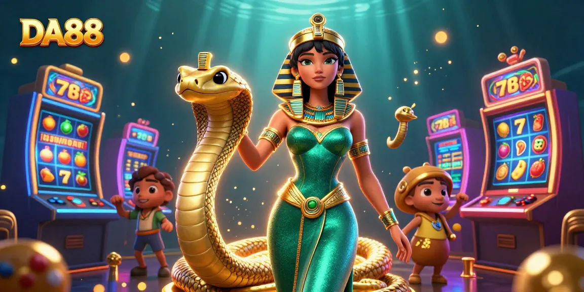 Engage in thrilling gameplay with DA88, showcasing a glamorous casino scene.