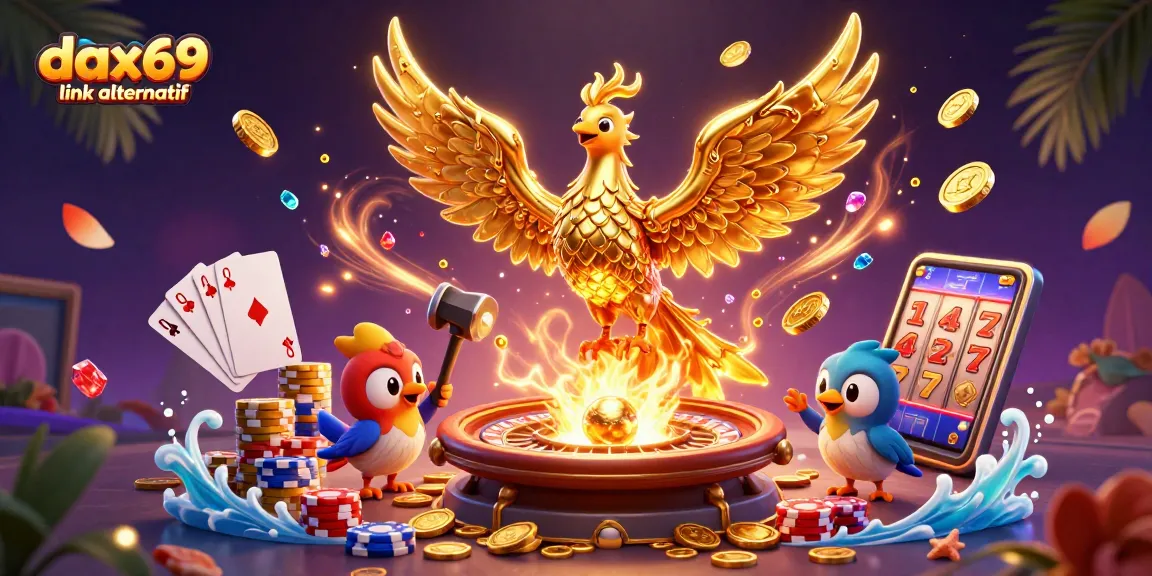 Menangkan jackpot di dax69 link alternatif dengan permainan slot yang memikat dan beragam bonus menguntungkan.