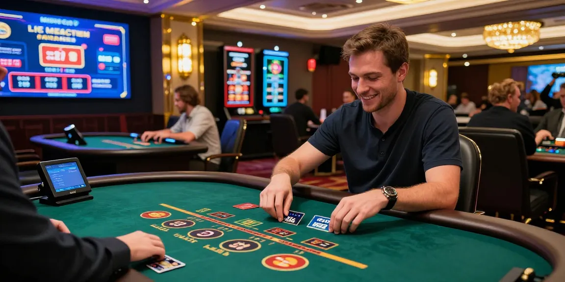 Exciting live casino scene at https://ieee.org.uk showcasing players engaging with games and credit card options.