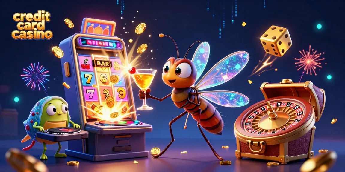 Explore the vibrant world of credit card casinos with dynamic characters and thrilling gaming elements.