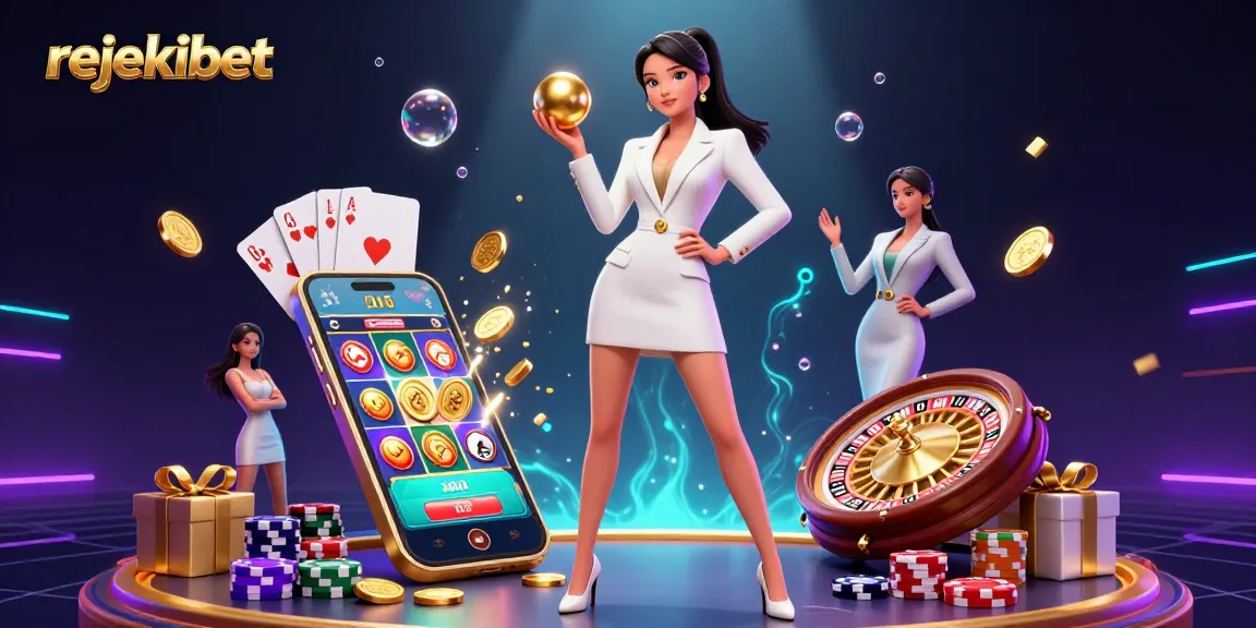 Experience rejekibet exhilarating action with our stunning slot game illustration showcasing vibrant casino elements.