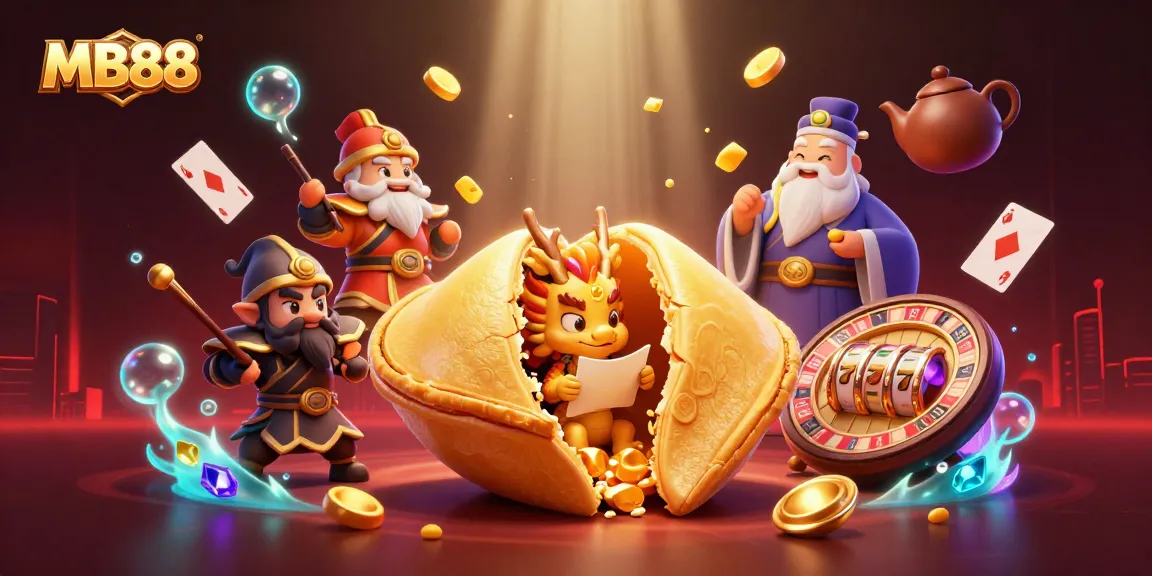 MB88 cung cấp không gian chơi game thú vị với rồng thông thái và bánh quy vàng.