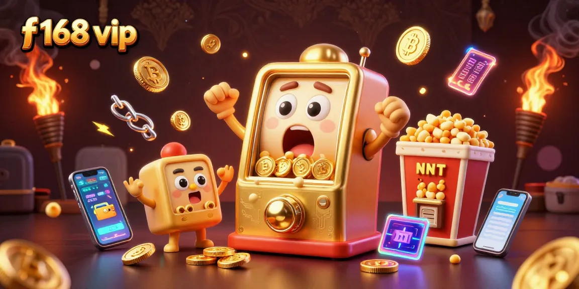 Experience the thrill of f168 vip with animated slot machines and rich casino-themed visuals.