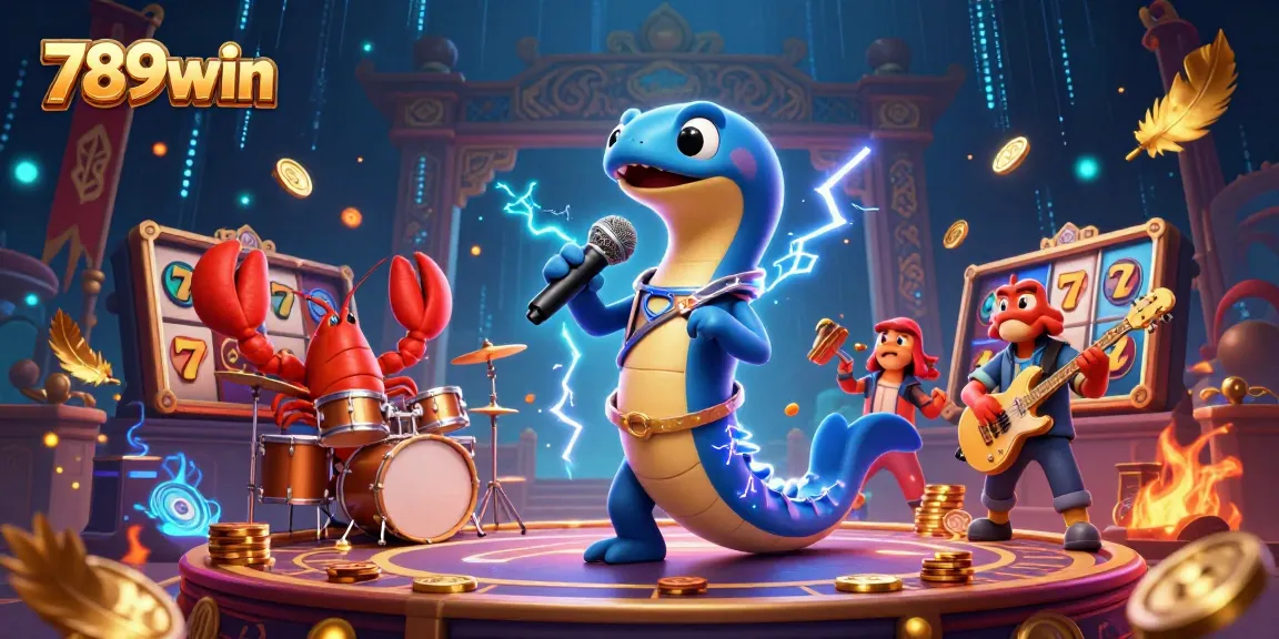 Experience the thrill of 789win's underwater casino with vibrant characters and engaging gaming elements.