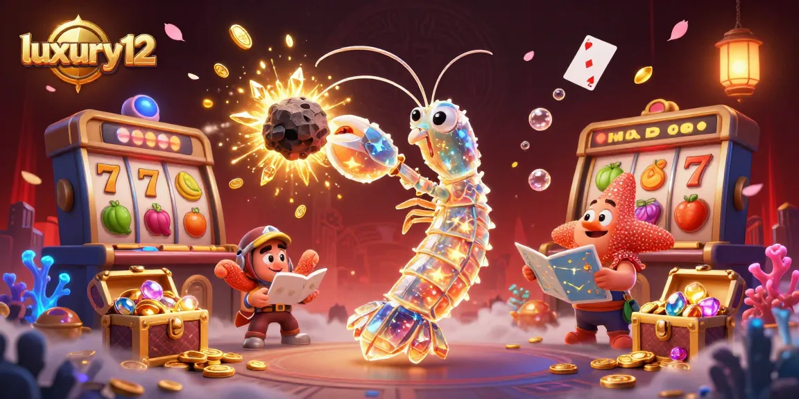 Experience luxury12's thrilling casino adventures with vibrant slot reels, gems, and treasures.