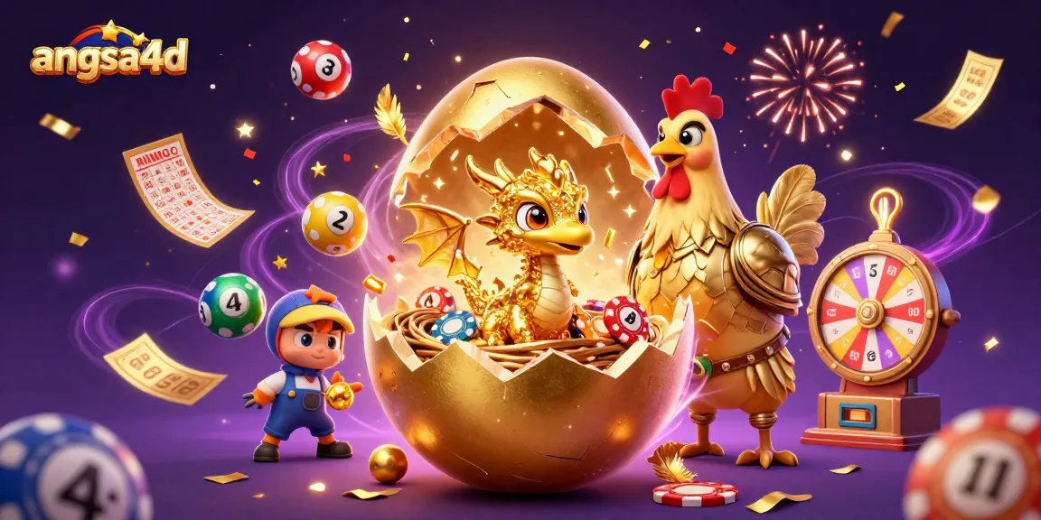 Experience unlimited winning opportunities at angsa4d with vibrant casino-themed illustrations.