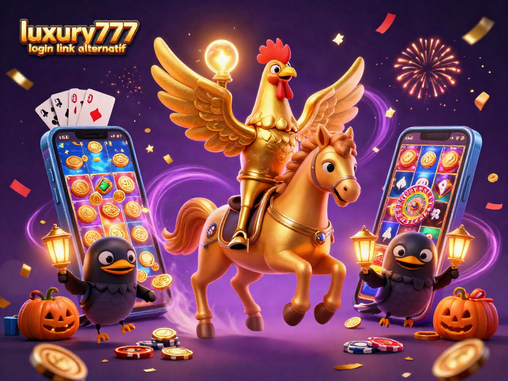 Keberanian golden rooster dengan cahaya, luxury777 login link alternatif tengah permainan kasino yang memukau.