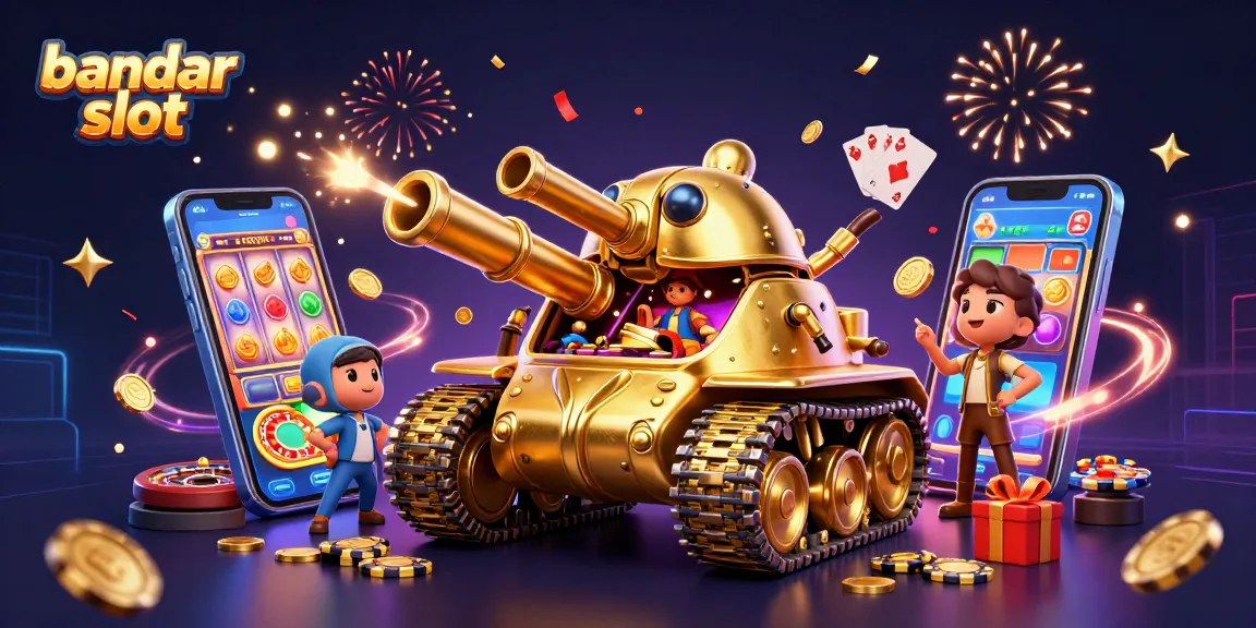 Menangkan pengalaman bermain di bandar slot dengan mesin slot berwarna-warni dan koin berkilauan