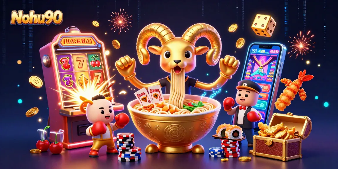 Nohu90 captivates players with vibrant 3D casino scenes featuring animated characters and dynamic gaming elements.