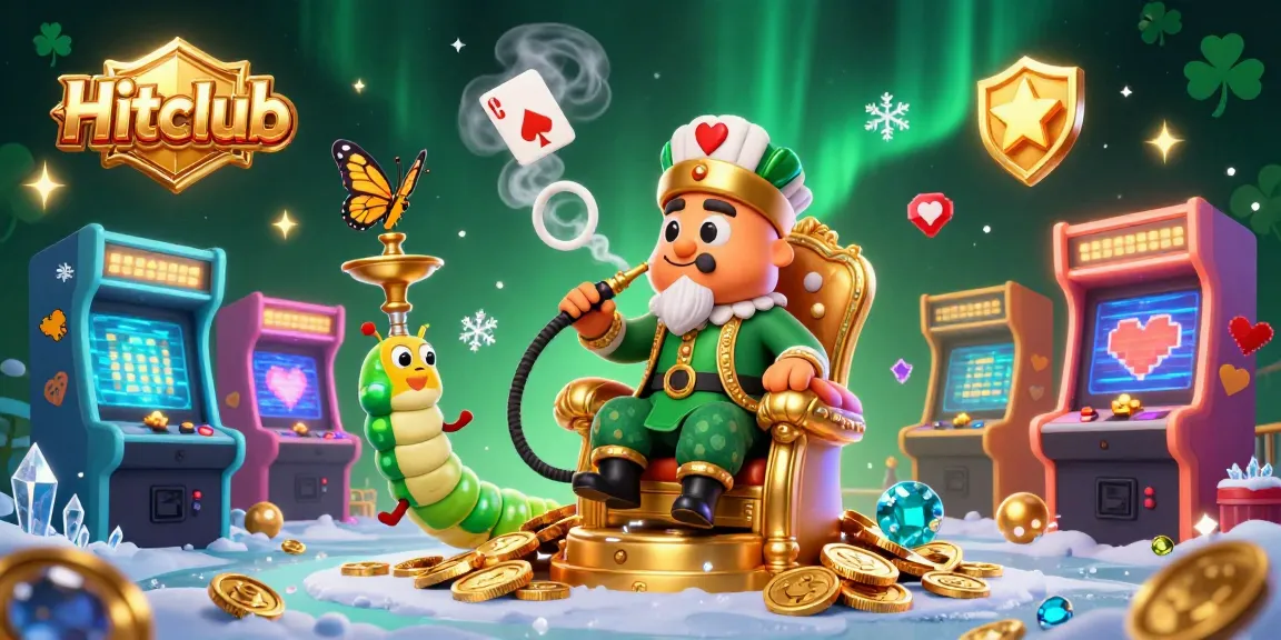 Hitclub elevates your gaming with a dynamic casino scene featuring enchanting characters and lively elements.