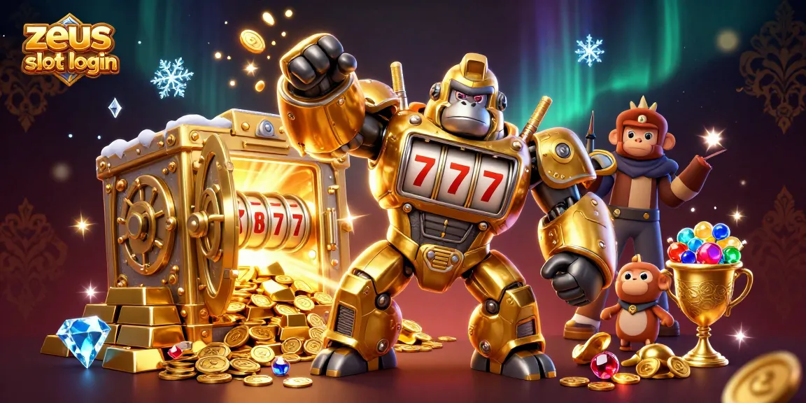 Win massive jackpots with zeus slot login in a vibrant 3D casino explosion of coins and treasures!