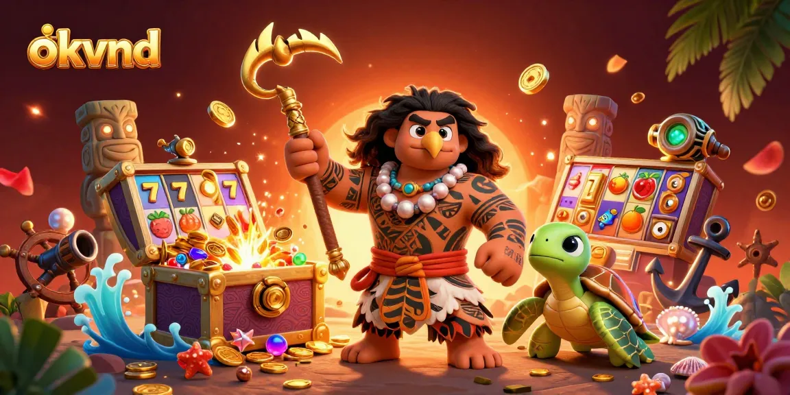 Experience thrilling gaming with okvnd's vibrant slot games featuring tribal characters and dynamic visuals.