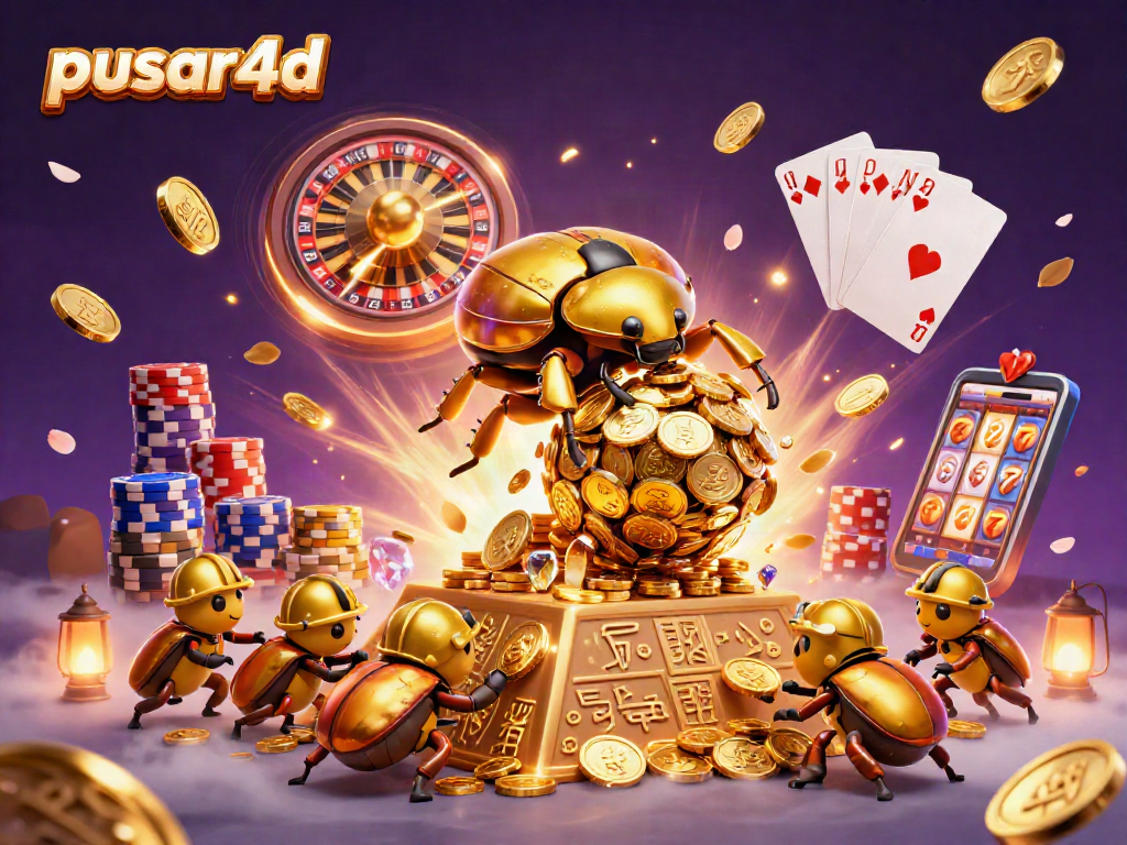 Permainan menarik di pusar4d dengan serangkaian simbol casino mengagumkan.