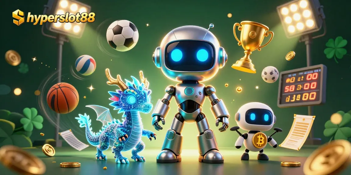 Experience exciting wins with hyperslot88 in a dynamic 3D casino environment featuring vibrant visuals and thrilling game elements.