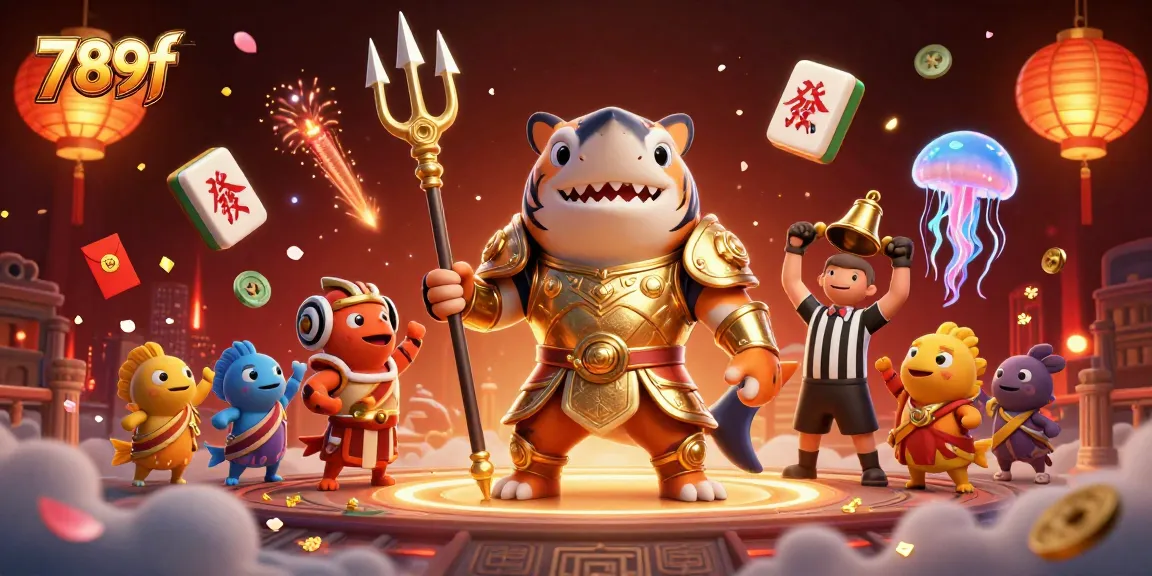 Experience the action with 789f as a shark warrior battles in an underwater colosseum.