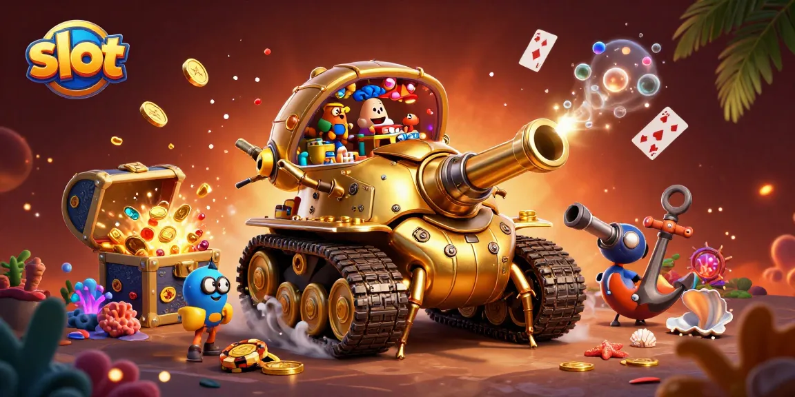 Mainkan slot dengan keseruan tema kasino di ilustrasi kasino 3D yang berwarna-warni.