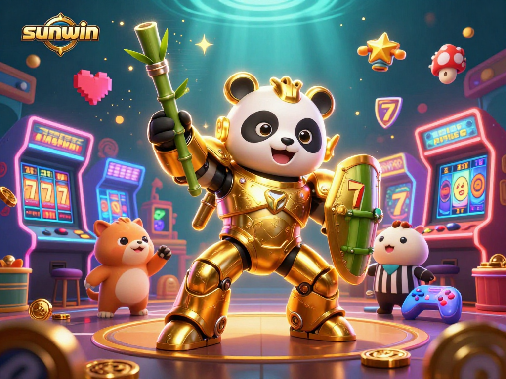 Join the excitement at sunwin with a vibrant casino showdown featuring unique 3D characters and thrilling game elements.