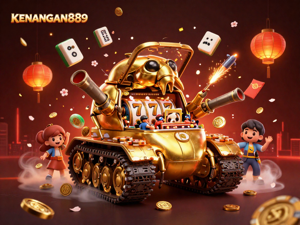 Experience thrilling gameplay at KENANGAN889 with vibrant visuals and dynamic casino elements.