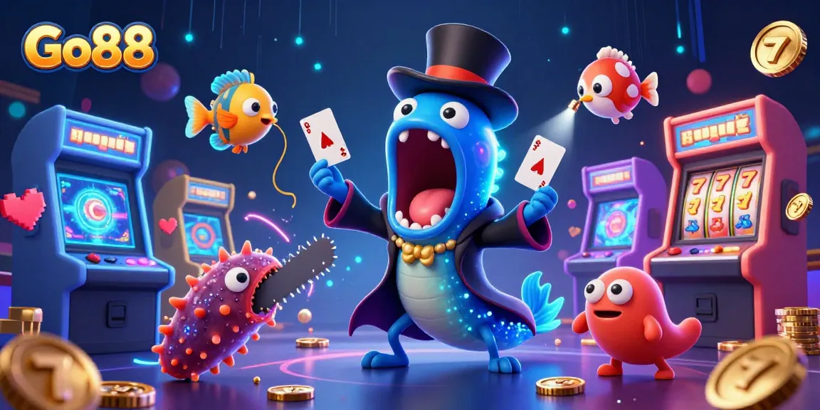 Witness Go88’s thrilling gaming adventure with card tricks and magical casino elements.