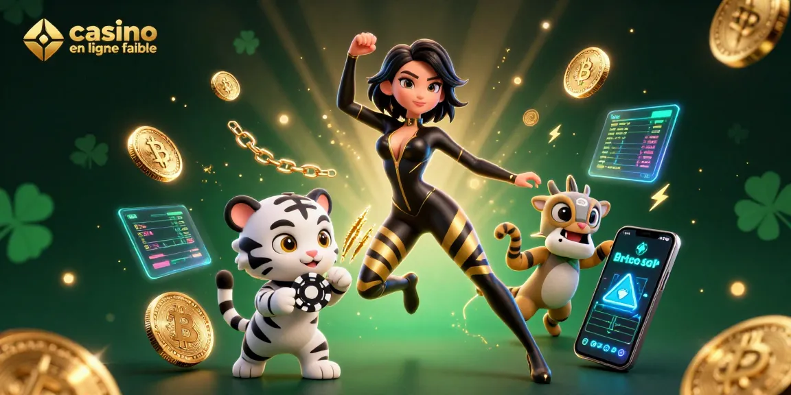 Engage in dynamic gaming action at casino en ligne fiable with enchanting characters and crypto elements.