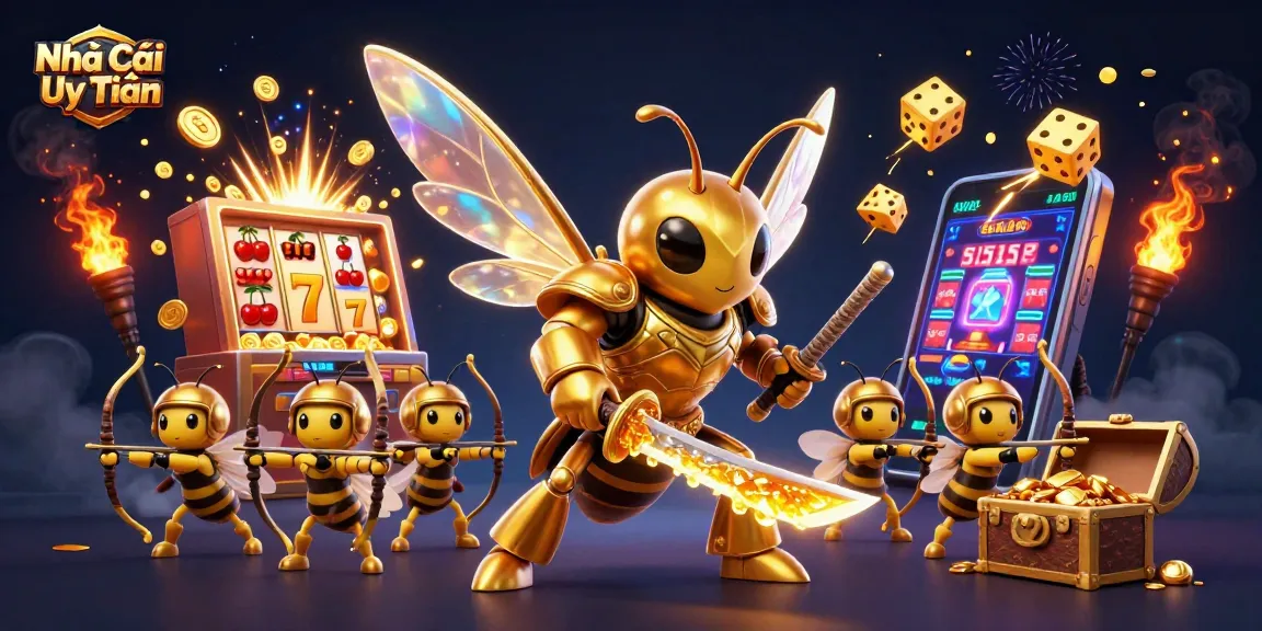 Catch the excitement with Nhà Cái Uy Tín as golden hornets engage in thrilling slot action