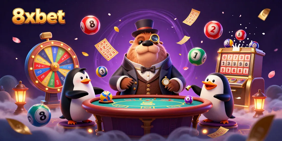 Experience thrilling gameplay at 8xbet with engaging characters in action at an underwater casino.