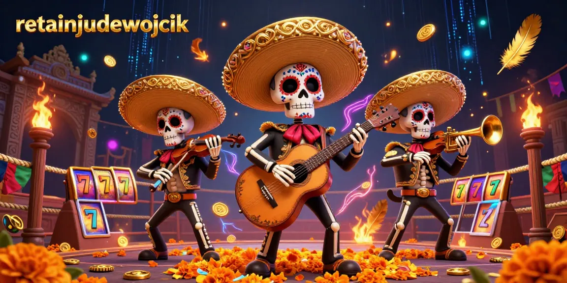 Menangkan permainan di retainjudgewojcik dengan slot 3D menarik dan band mariachi día de los muertos.