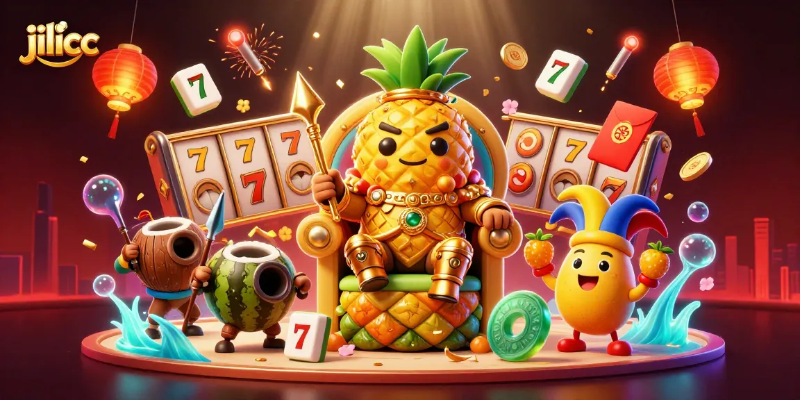 Experience the vibrant energy of jilicc, a dynamic online betting platform featuring slot games and a tropical casino theme.