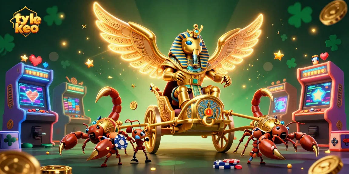 Engage with ty le keo while experiencing the excitement of casino gaming through this vibrant illustration.