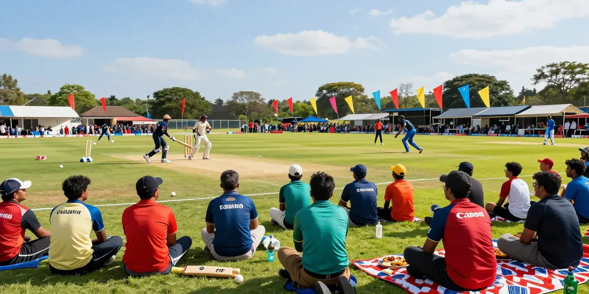 Fans enjoying cricket match excitement while engaging with Fairplay24.
