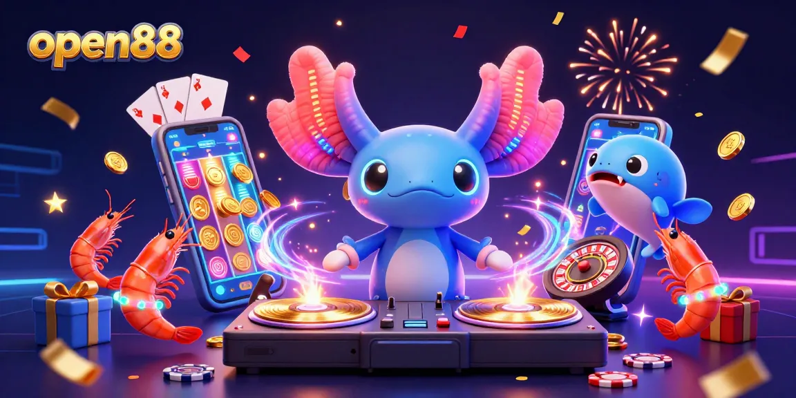 Experience thrilling gaming at open88 with vibrant casino action and dynamic characters.