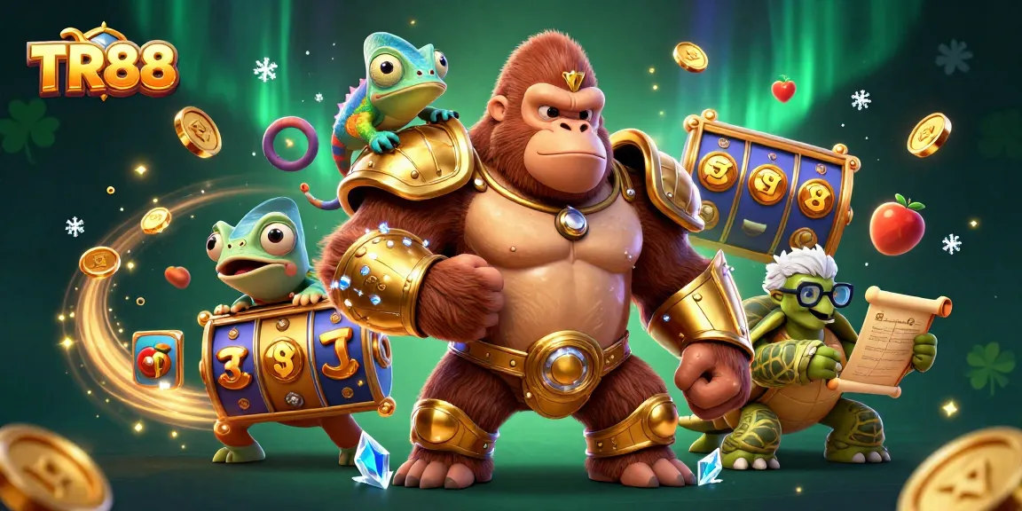 Engage with TR88's dynamic slot adventure featuring immersive characters and vibrant game elements.