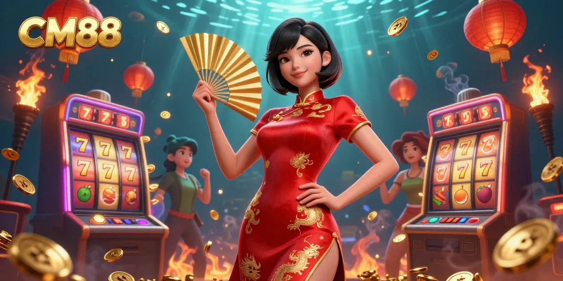 Experience thrilling jackpots and superb winnings with CM88 at this vibrant casino scene.