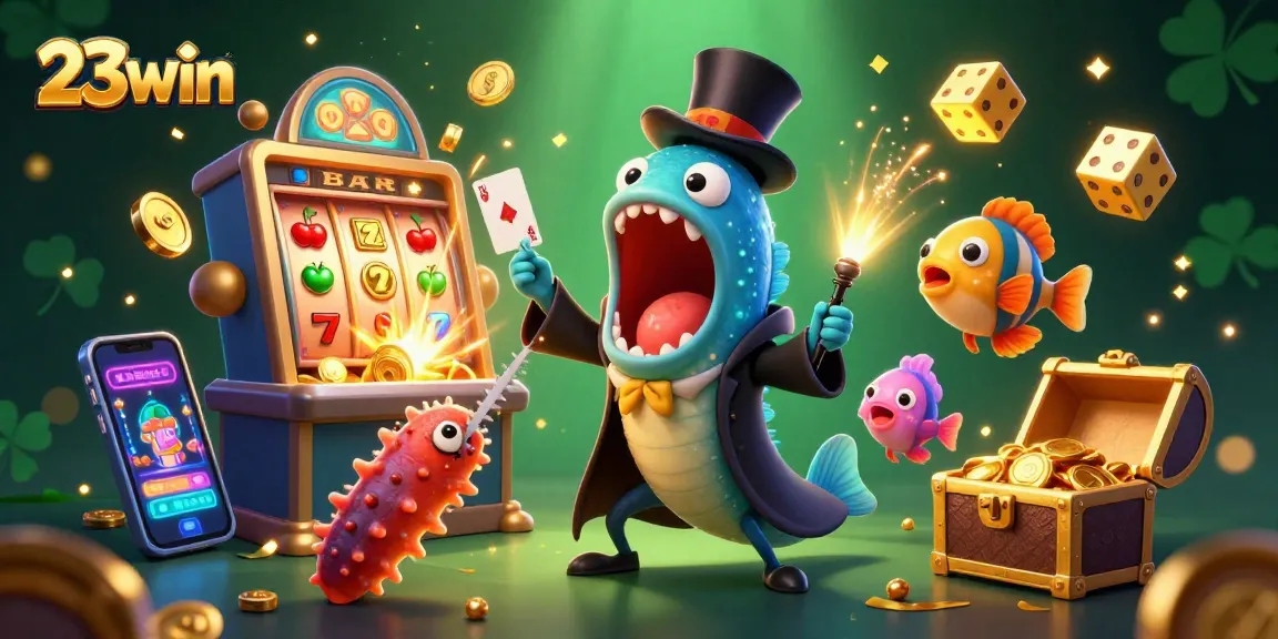 Experience the thrill of 23win with a magician's eel and explosive jackpot!