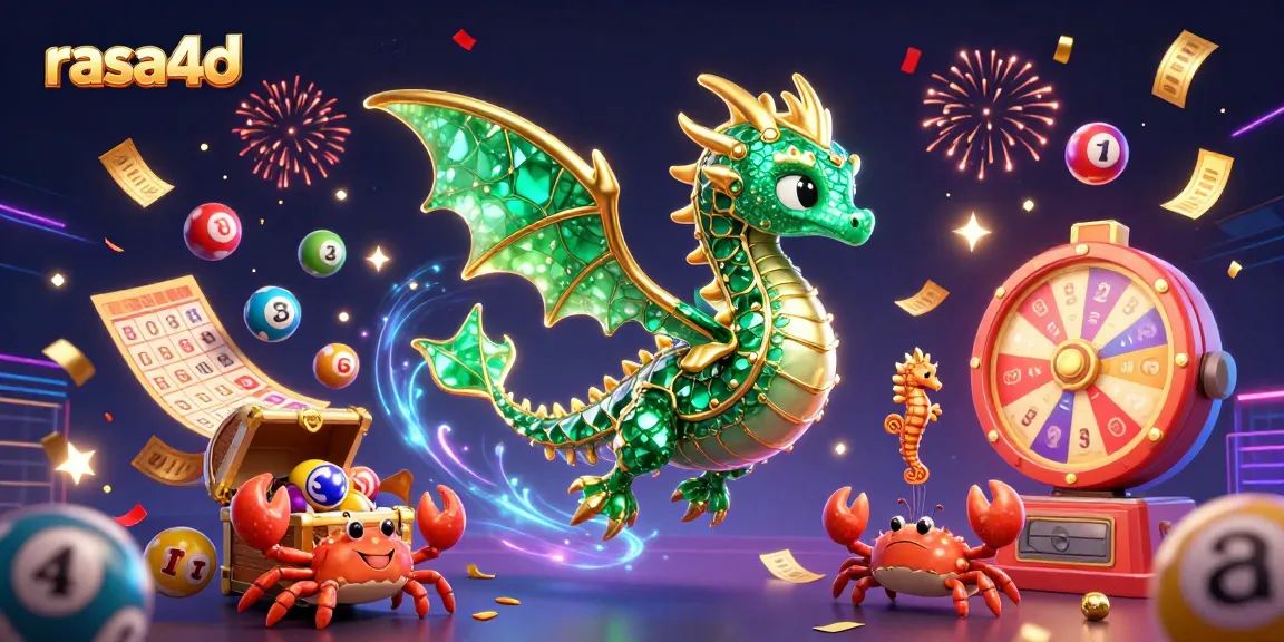 Rasa4D memicu kegembiraan dengan bola lotere berwarna-warni dan elemen kasino yang menarik.